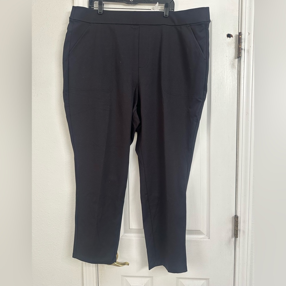 NWT Croft & Barrow Ladies Black Pants 2X